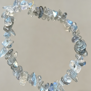 Natural Labradorite Chip Bracelet